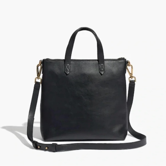 Madewell Handbags - Madewell Transport Crossbody 100% Leather, Black